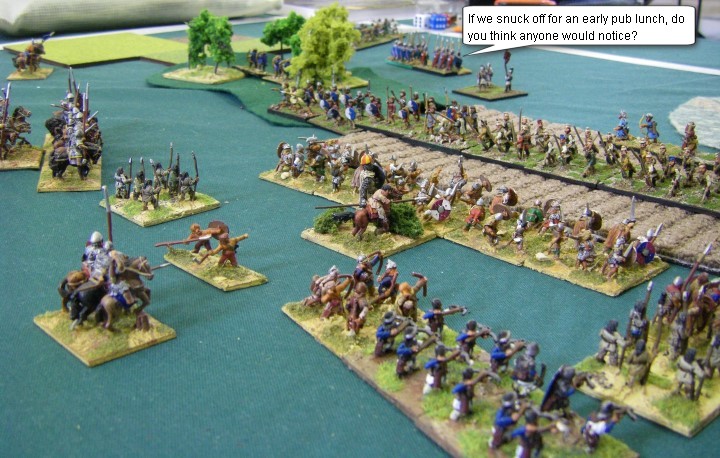 L'Art de la Guerre, Dark Ages: Feudal Spanish vs Communal Italian , 15mm