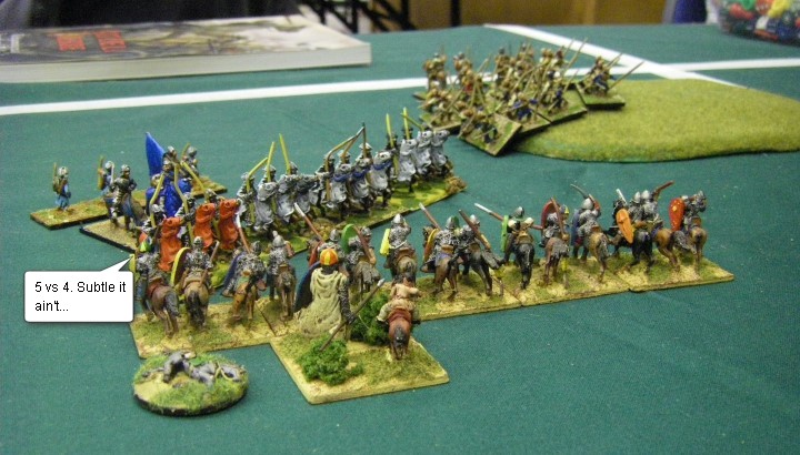 L'Art de la Guerre, Dark Ages: Feudal Spanish vs Communal Italian, 15mm