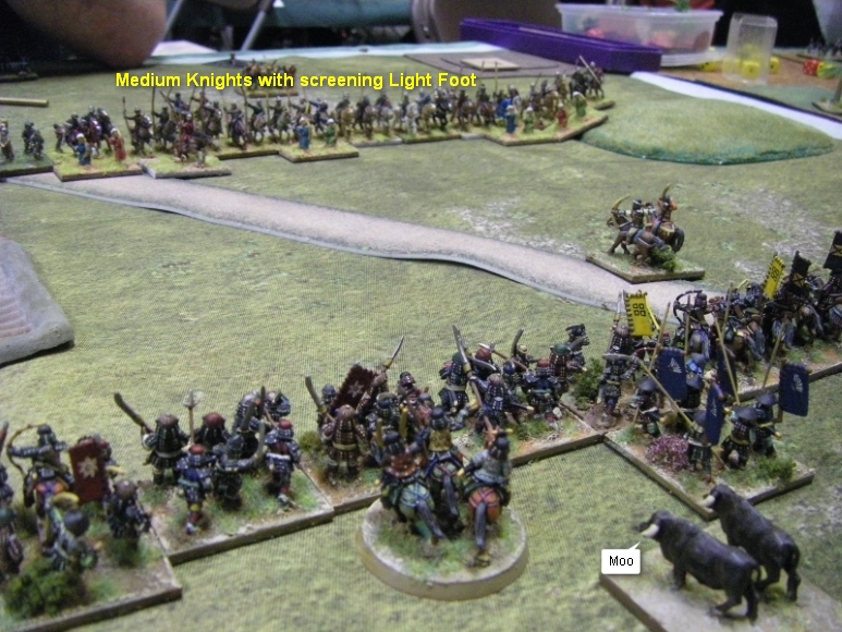 L'Art de la Guerre, Open Theme: Samurai vs Sicilian Norman, 15mm