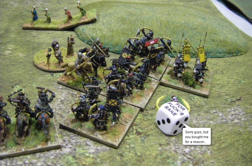 L'Art de la Guerre, Open Theme: Samurai vs Sicilian Norman, 15mm