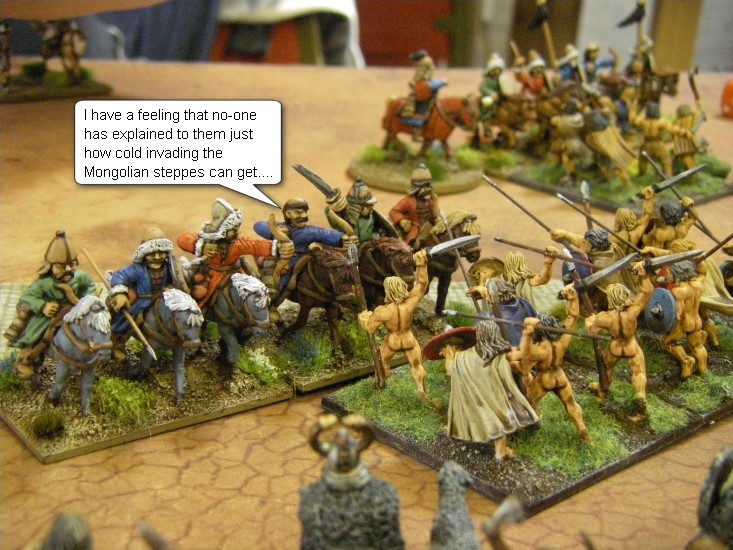 L'Art de la Guerre, Big Abona - The Roman World: Vikings vs Tribal Mongolian, 28mm