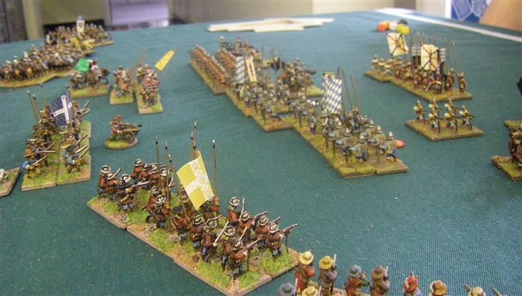 FoG:R Renaissance: Thirty Years' War French, Dutch and German vs TYW German Catholic, 15mm