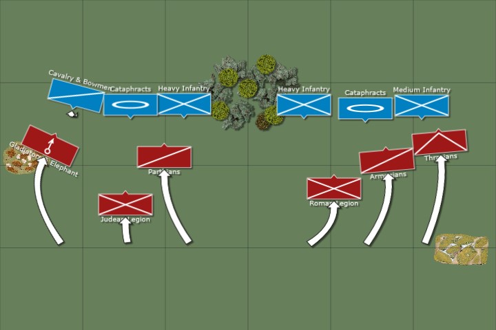 L'Art de la Guerre, Ancients: Triumverate Roman & Jewish vs Armenian & Roman, 15mm