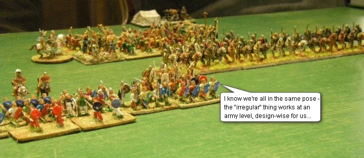 L'Art de la Guerre, Ancients: Triumverate Roman & Jewish vs Romano-British & Patrician, 15mm