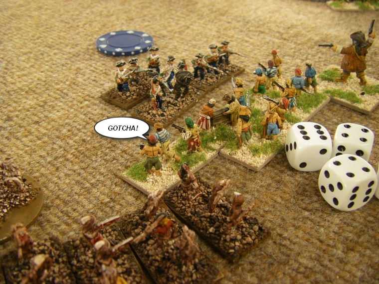 FoG:R Wars in North America & Caribbean 1622-1700: Buccaneer vs Colonial French and Huron, 15mm