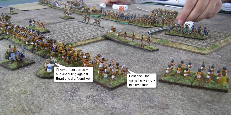 L'Art de la Guerre, Biblical: New Kingdom Egyptian vs New Kingdom Egyptian, 15mm