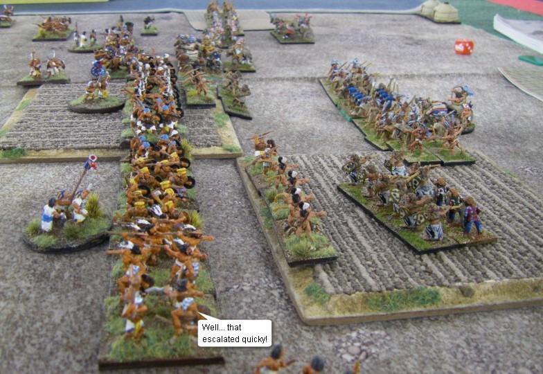 L'Art de la Guerre, Biblical: New Kingdom Egyptian vs New Kingdom Egyptian, 15mm