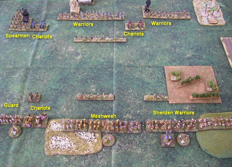 L'Art de la Guerre, Biblical: New Kingdom Egyptian vs New Kingdom Egyptian, 15mm