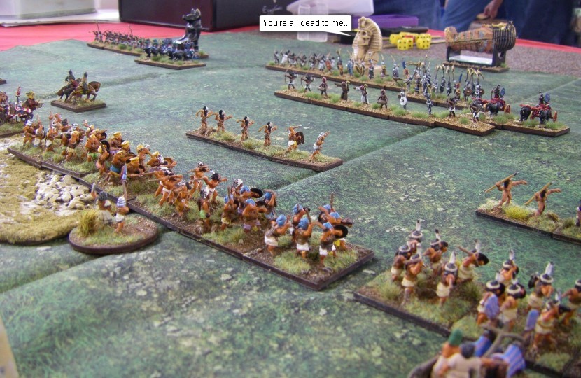 L'Art de la Guerre, Biblical: New Kingdom Egyptian vs New Kingdom Egyptian, 15mm