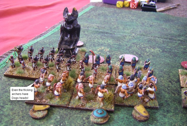 L'Art de la Guerre, Biblical: New Kingdom Egyptian vs New Kingdom Egyptian, 15mm