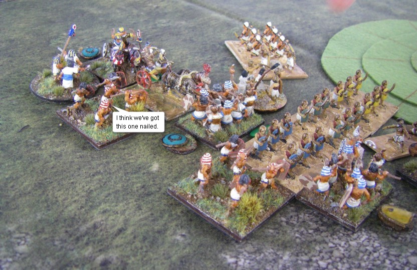 L'Art de la Guerre, Biblical: New Kingdom Egyptian vs New Kingdom Egyptian, 15mm