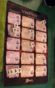 Gripping Beast's SAGA, 1-day Saga Jomsviking battle board