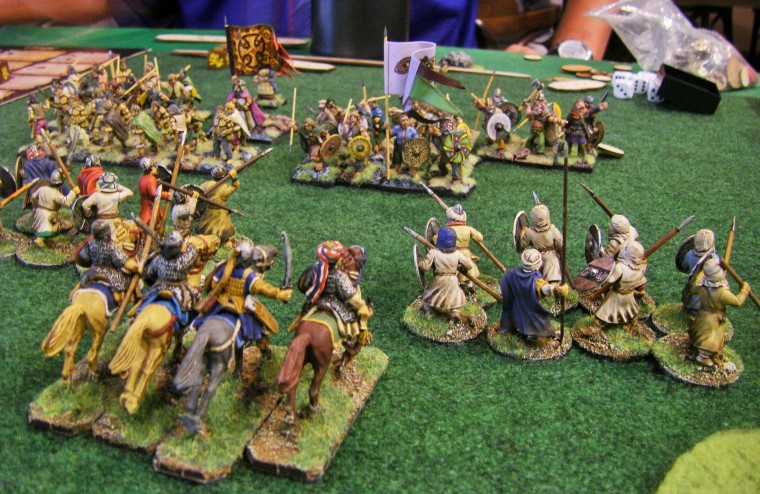 Saga, Dark Ages: Scaracens vs Various Viking Types, 28mm