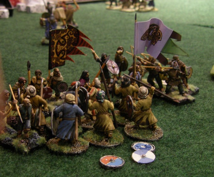 Saga, Dark Ages: Scaracens vs Various Viking Types, 28mm