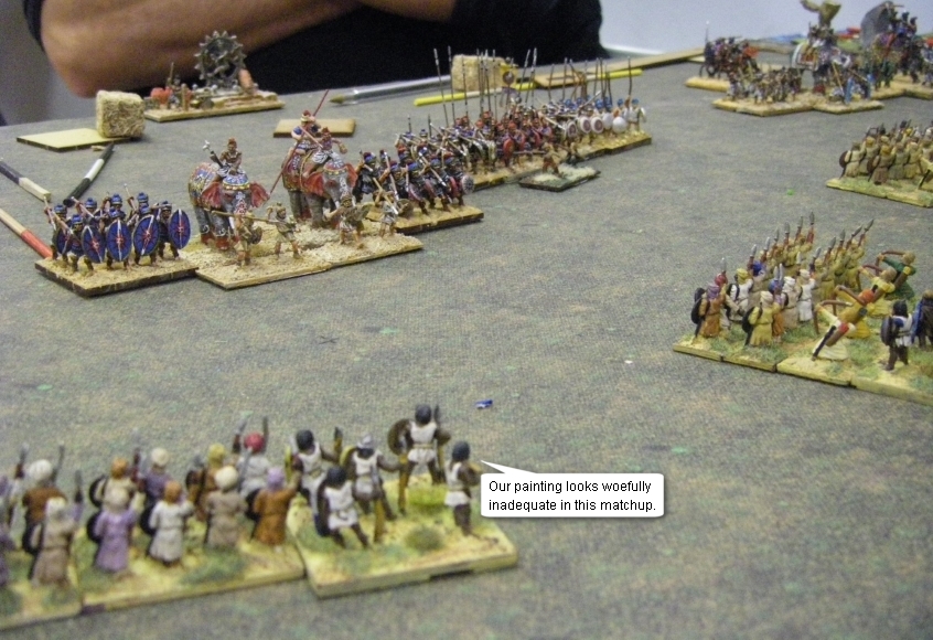 L'Art de la Guerre, Open: Umayyad Arab vs Alexander The Great, 15mm