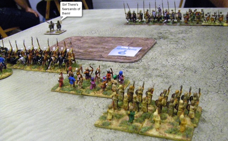 L'Art de la Guerre, Open: Umayyad Arab vs Maurikian Byzantine, 15mm