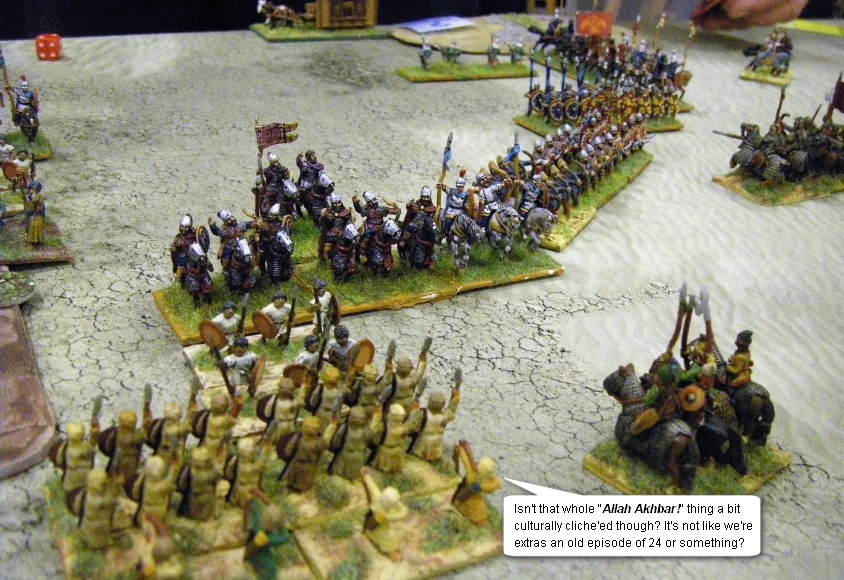 L'Art de la Guerre, Open: Umayyad Arab vs Maurikian Byzantine, 15mm