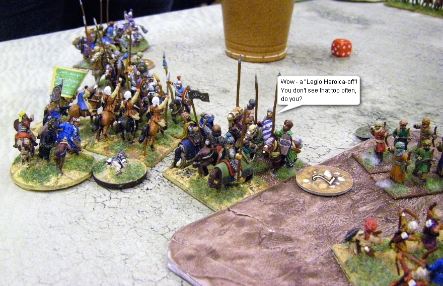 L'Art de la Guerre, Open: Umayyad Arab vs Maurikian Byzantine, 15mm