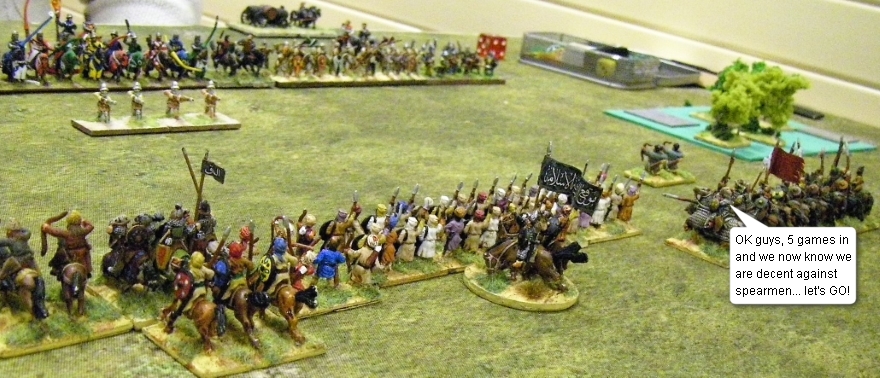 L'Art de la Guerre, Open: Umayyad Arab vs Medieval Polish, 15mm