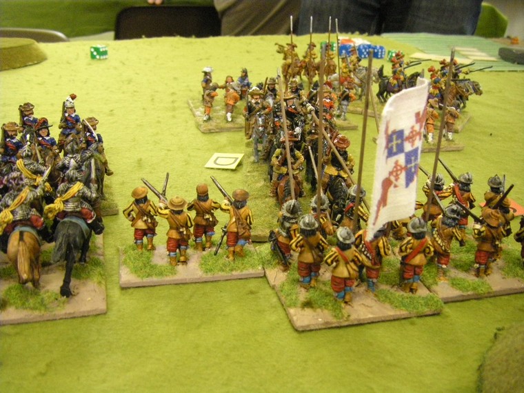 FoG Renaissance: Later Imperial Spanish vs ECW Royalist, 28mm