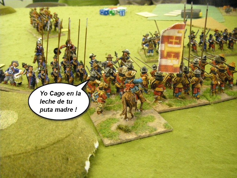 FoG Renaissance: Later Imperial Spanish vs ECW Royalist, 28mm