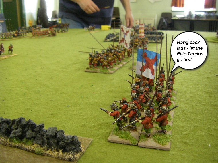 FoG Renaissance: Later Imperial Spanish vs 30 Years War French, 28mm