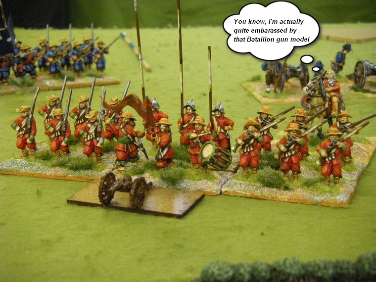 FoG Renaissance: Later Imperial Spanish vs 30 Years War French, 28mm