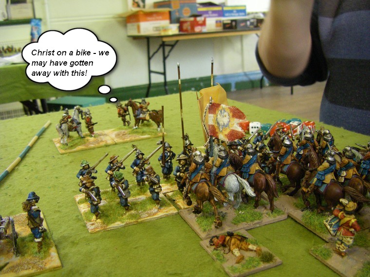 FoG Renaissance: Later Imperial Spanish vs 30 Years War French, 28mm