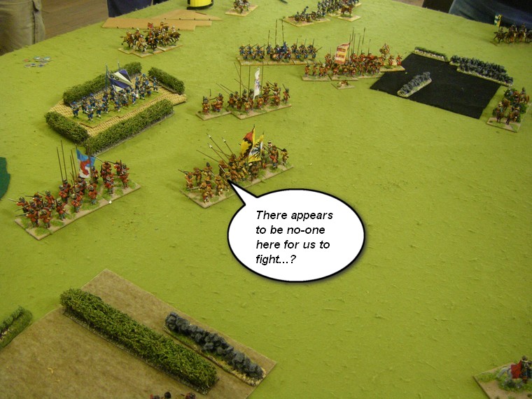 FoG Renaissance: Later Imperial Spanish vs 30 Years War French, 28mm