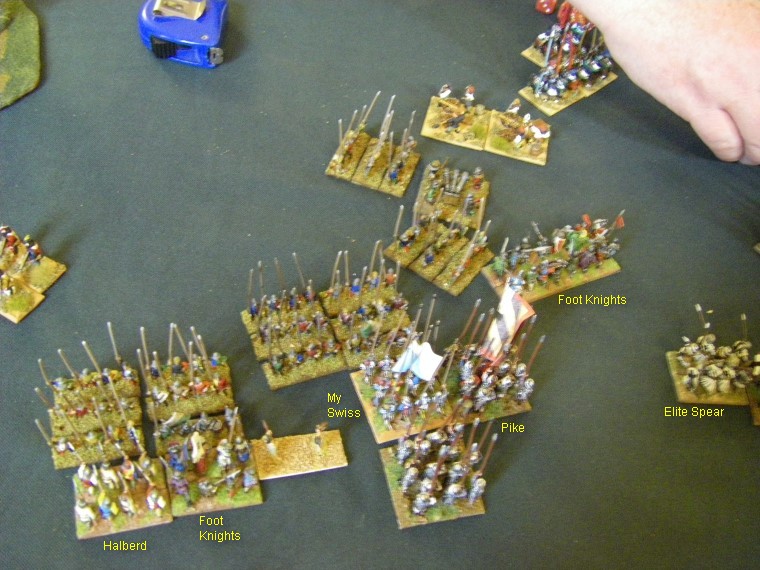 LArt de la Guerre, Medieval and Dark Ages: French Ordonnance & Italian Condotta vs Swiss & Condottiere Venetian, 15mm