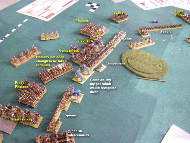 Field of Glory FoG Ancients V1.0: Later Carthaginian, Hannibal in Italy vs Alexandrian Macedonian, 15mm