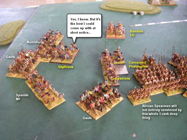 Field of Glory FoG Ancients V1.0: Later Carthaginian, Hannibal in Italy vs Alexandrian Macedonian, 15mm