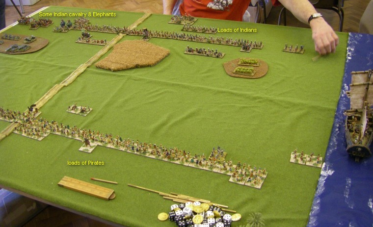 FoGR, Way of The Warriors: Buccaneer vs Mughal, 15mm