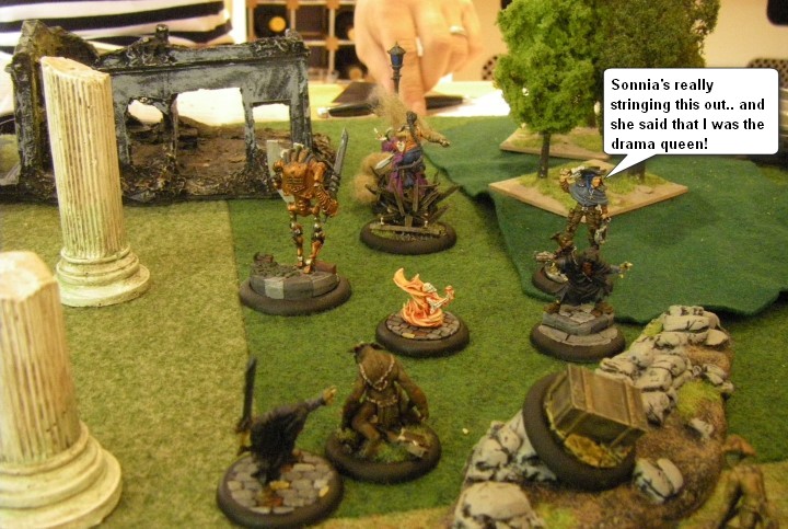 Malifaux, Arcanists vs Guild: Mei Feng Crew vs Sonia Cridd Crew, 32mm