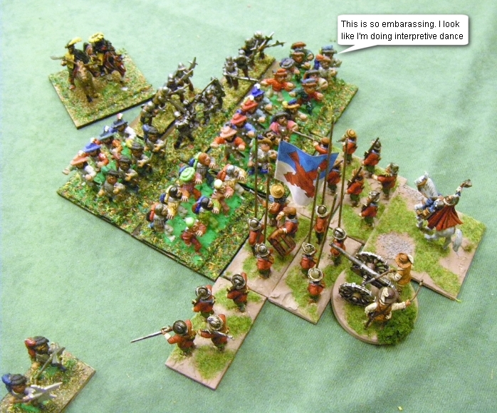 FoGR, Thirty Years War: TYW German vs Italian Wars French, 28mm