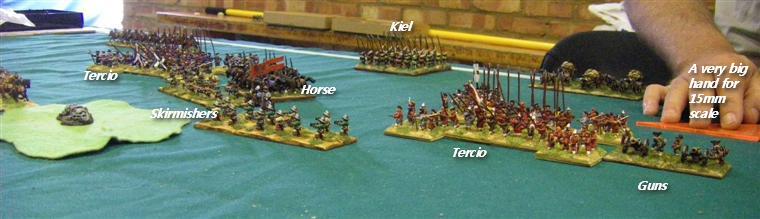 Field of Glory Renaissance: Early Ottoman Turks vs Caroline Imperialist, 15mm