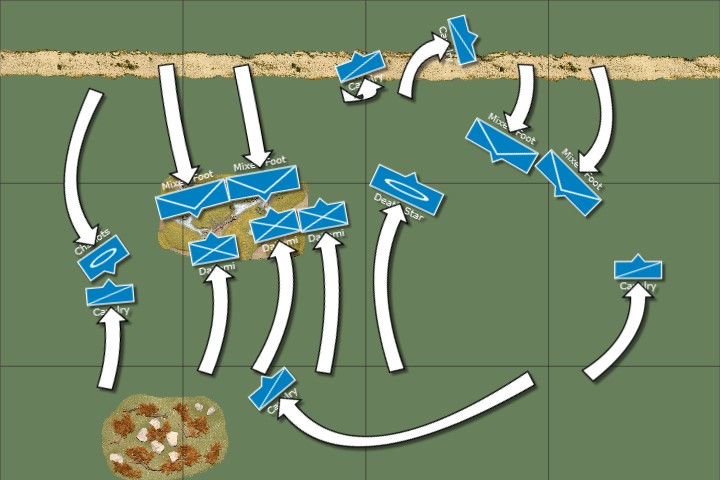 L'Art de la Guerre, ADLG World Championships: Khurasanian vs Han Chinese, 15mm