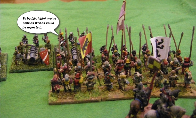 FoGR Early Renaissance: Italian Wars French vs Trasamanta Spanish, 15mm