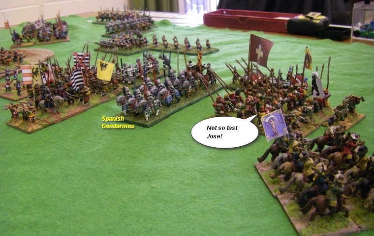 FoGR Early Renaissance: Italian Wars French vs Trasamanta Spanish, 15mm