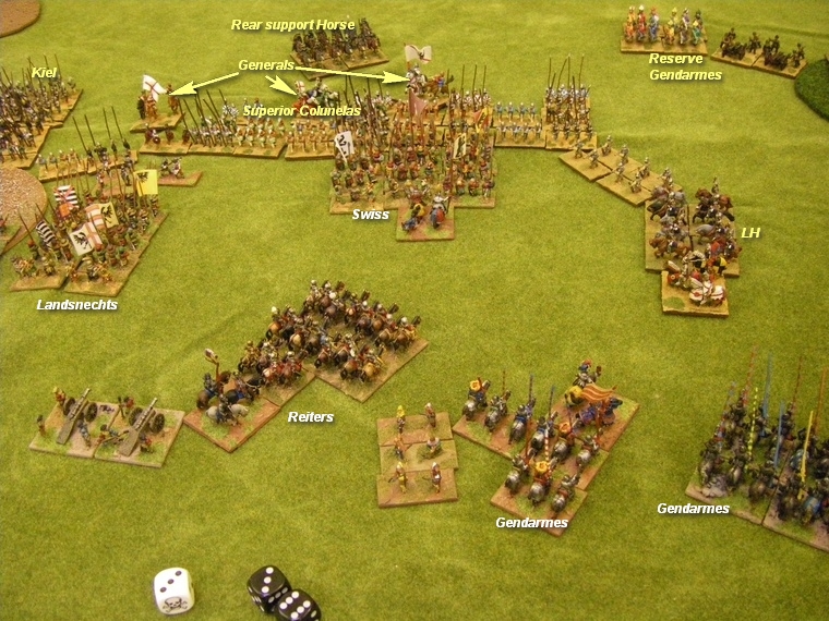 FoGR Early Renaissance: French Italian Wars vs Caroline Imperialist, 15mm