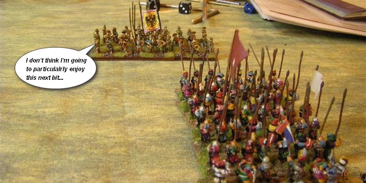 Imperial Austrian vs Huguenot, FoGR Battle report