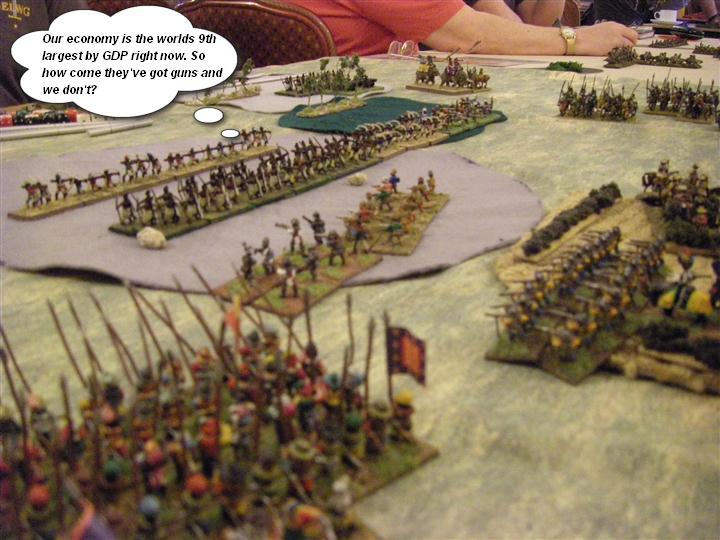 Moslem Indian vs Huguenot, FoGR Battle report