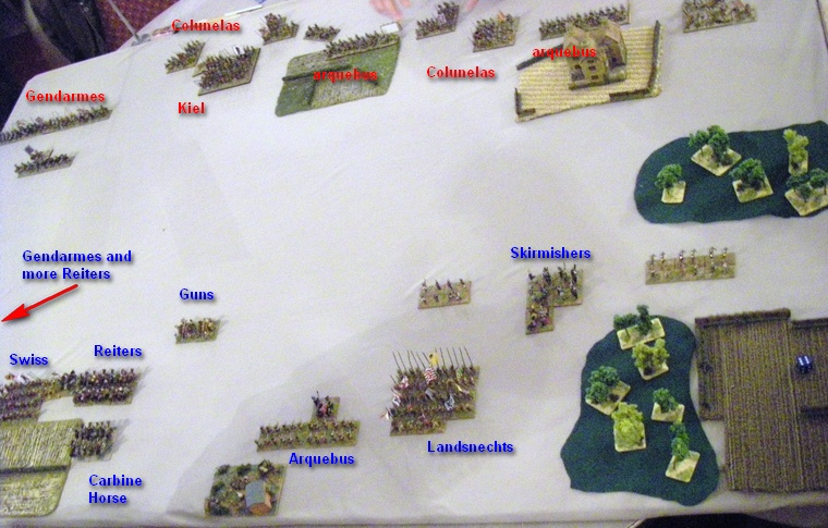 FoGR, Early Renaissance: Italian Wars French vs Caroline Imperialists, 15mm