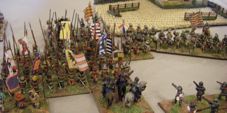 FoGR, Early Renaissance: Italian Wars French vs Caroline Imperialists, 15mm