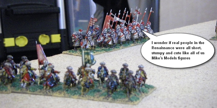 FoGR, Early Renaissance: Italian Wars French vs Caroline Imperialists, 15mm