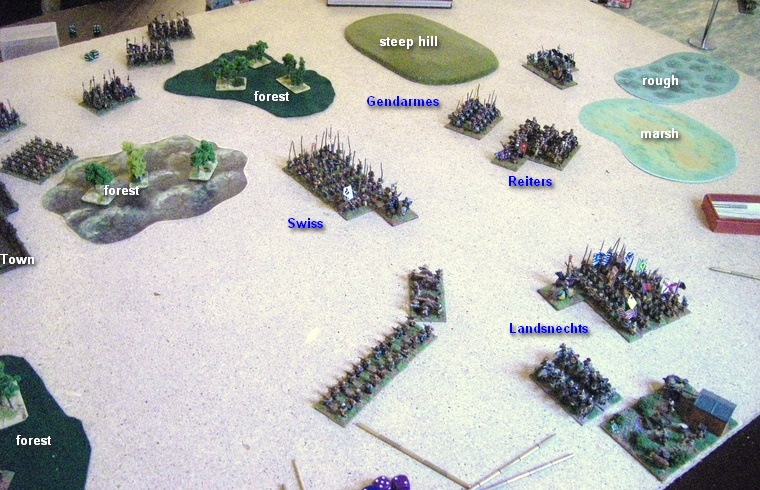 FoGR, Early Renaissance: Italian Wars French vs Caroline Imperialists, 15mm