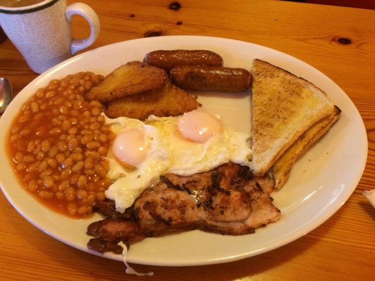 Full English Breakfast at the Gorge in Caversham