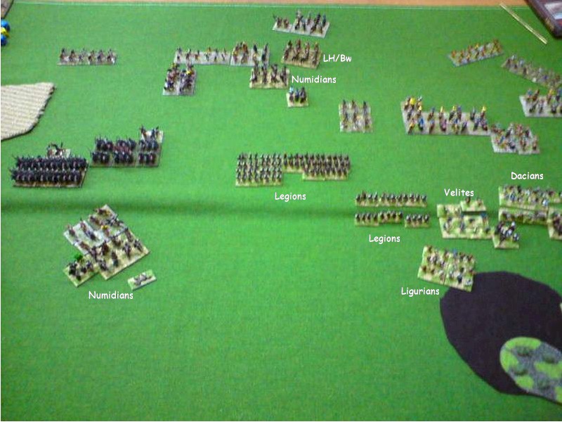 Parthian vs Late Republican Roman Field of Glory Battle